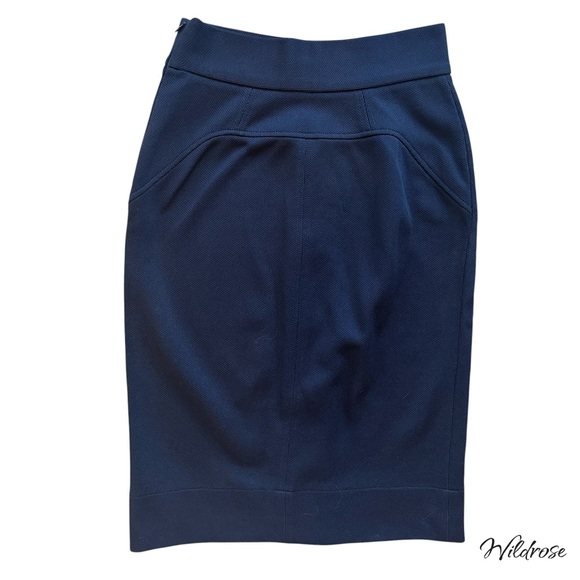 DVF Diane von Furstenberg Nanetta Black Pencil Skirt Classic & Flattering Fit 6 - Picture 5 of 10